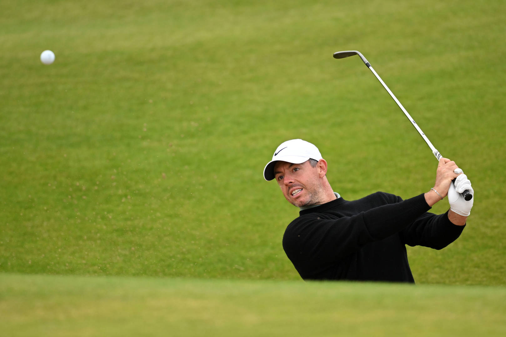 Rory McIlroy during a Practice Day at Royal Portrush.